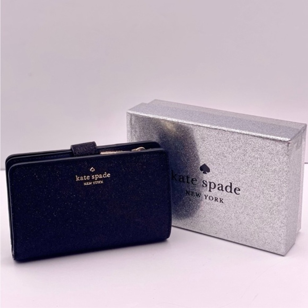 Kate Spade Deep Medium Bifold Wallet Black